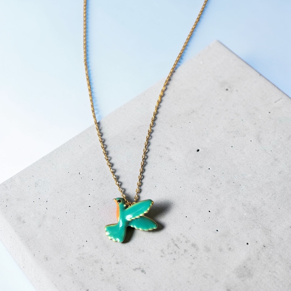 Kate Spade Hummingbird Pendant Necklace NWT